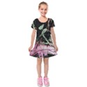 Foundation Of Grammer 1 Kids  Short Sleeve Velvet Dress View1