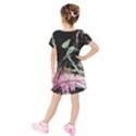 Foundation Of Grammer 1 Kids  Short Sleeve Velvet Dress View2