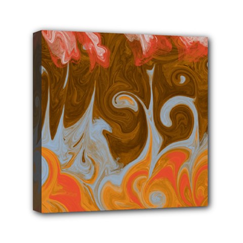 Fire And Water Mini Canvas 6  X 6  by digitaldivadesigns