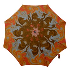 Fire And Water Hook Handle Umbrellas (small) by digitaldivadesigns