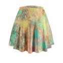 Pink Pastel Abstract Mini Flare Skirt View2