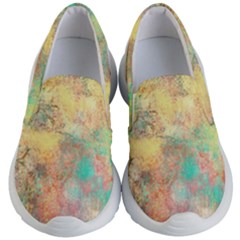 Pink Pastel Abstract Kid s Lightweight Slip Ons by digitaldivadesigns