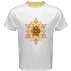 Asiatic Lily Flower Mandala Men s Cotton Tee by flowermandalas