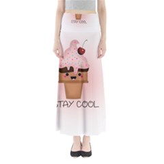 Stay Cool Full Length Maxi Skirt
