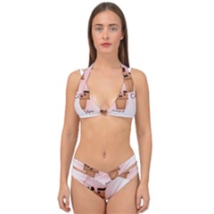 Stay Cool Double Strap Halter Bikini Set