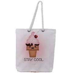 Stay Cool Full Print Rope Handle Tote (large)