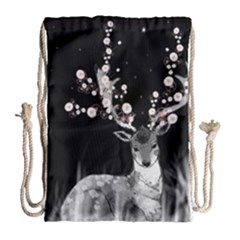 Deer Drawstring Bag (large)