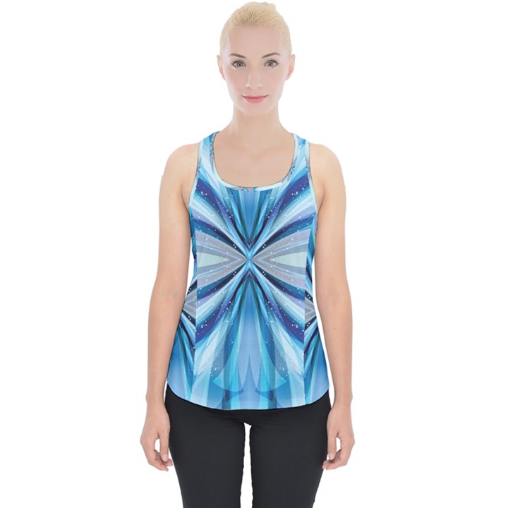 Abstract Design Piece Up Tank Top