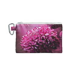 Majestic Flowers Canvas Cosmetic Bag (small) by LoolyElzayat