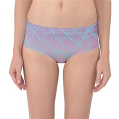 Pink Beige Elephant Skin Mid-waist Bikini Bottoms by LoolyElzayat
