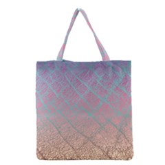 Pink Beige Elephant Skin Grocery Tote Bag by LoolyElzayat