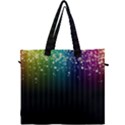 Colorful Space Rainbow Stars Canvas Travel Bag View1