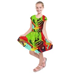 Untitled Island 6 Kids  Short Sleeve Dress by bestdesignintheworld