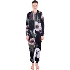 Tropical Pattern Hooded Jumpsuit (ladies) 