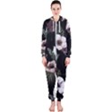 Tropical pattern Hooded Jumpsuit (Ladies)  View1