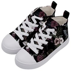 Tropical Pattern Kid s Mid-top Canvas Sneakers by Valentinaart