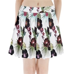 Tropical Pattern Pleated Mini Skirt by Valentinaart