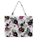 Tropical pattern Zipper Medium Tote Bag View1