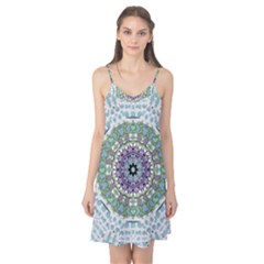 Hearts In A Decorative Star Flower Mandala Camis Nightgown by pepitasart