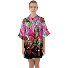 Flamingo   Child Of Dawn 9 Quarter Sleeve Kimono Robe by bestdesignintheworld