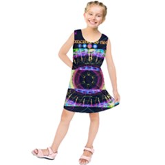 Social Media Rave Leggings Kids  Tunic Dress