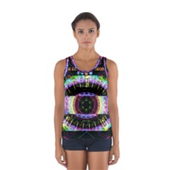 Social Media Rave Apparel Sport Tank Top  by TheExistenceOfNeon2018