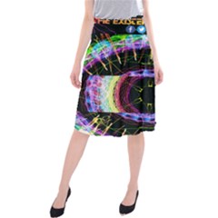 The Existence Of Neon Midi Beach Skirt by TheExistenceOfNeon2018