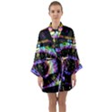 The Existence Of Neon Long Sleeve Kimono Robe View1