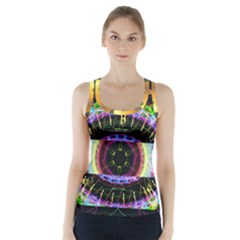 Show Up, Glowd Up Racer Back Sports Top