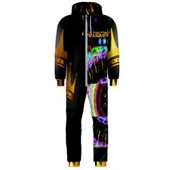 Crowned Existence Of Neon Hooded Jumpsuit (men) by TheExistenceOfNeon2018