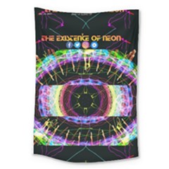 Crowned Existence Of Neon Large Tapestry by TheExistenceOfNeon2018