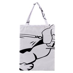 Dog Leash Lead Running Animal Classic Tote Bag by Nexatart