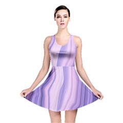 Marbled Ultra Violet Reversible Skater Dress by NouveauDesign