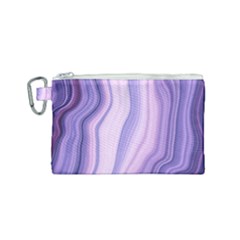 Marbled Ultra Violet Canvas Cosmetic Bag (small) by NouveauDesign