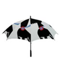 Dog Scottish Terrier Scottie Golf Umbrellas View3