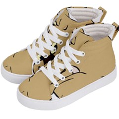 Bulldog Dog Head Canine Pet Kid s Hi-top Skate Sneakers by Nexatart