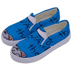 Cat Print Paw Pet Animal Claws Kids  Canvas Slip Ons