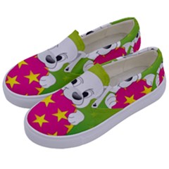 Dalmatians Dog Puppy Animal Pet Kids  Canvas Slip Ons by Nexatart