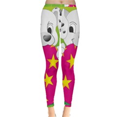 Dalmatians Dog Puppy Animal Pet Inside Out Leggings