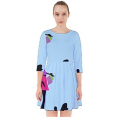 Woman Girl Lady Female Young Smock Dress