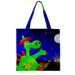 Dragon Grisu Mythical Creatures Zipper Grocery Tote Bag by Nexatart