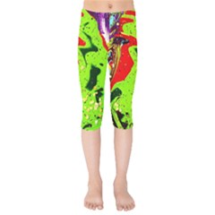 Untitled Island 3 Kids  Capri Leggings  by bestdesignintheworld