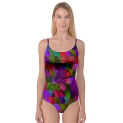 Geometric Camisole Leotard 