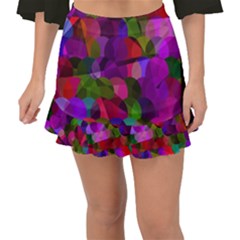 Geometric Fishtail Mini Chiffon Skirt by luizavictorya72