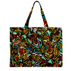 Artwork By Patrick-colorful-46 Zipper Mini Tote Bag by ArtworkByPatrick