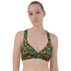 Artwork By Patrick-colorful-46 Sweetheart Sports Bra by ArtworkByPatrick