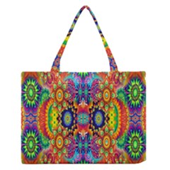 Artwork By Patrick-colorful-47 Zipper Medium Tote Bag by ArtworkByPatrick