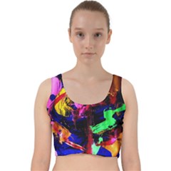 Global Warming 1 Velvet Racer Back Crop Top by bestdesignintheworld