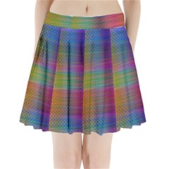 Colorful Sheet Pleated Mini Skirt by LoolyElzayat