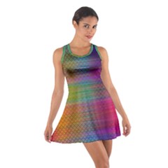 Colorful Sheet Cotton Racerback Dress by LoolyElzayat